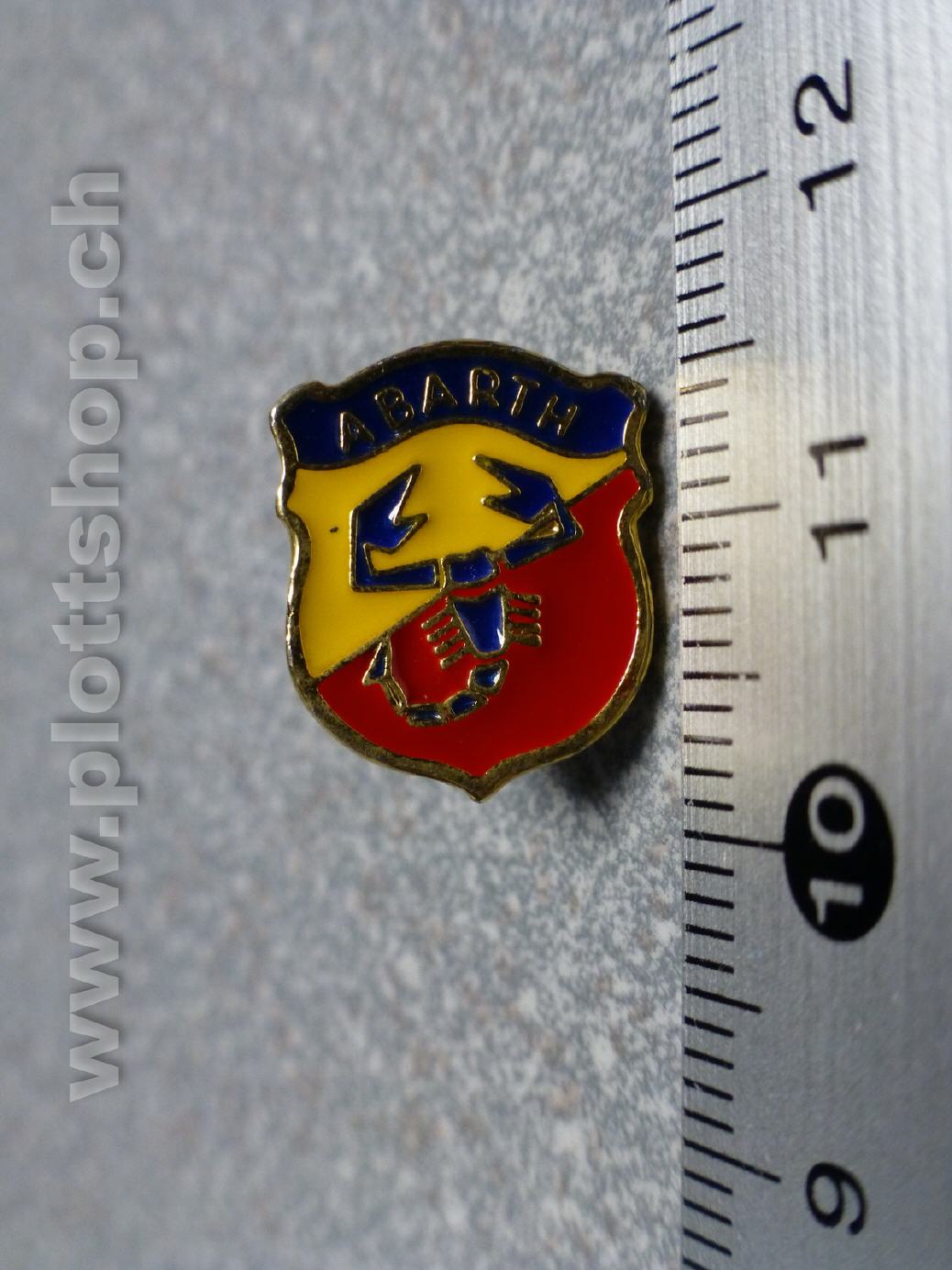 Fiat Anstecknadel Badge Logo alt silbern 