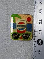 Schmuck Buttons Pin Pepsico 